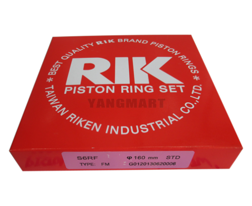 PISTON RING SET MITSUBISHI 37517-01060, S6R2F